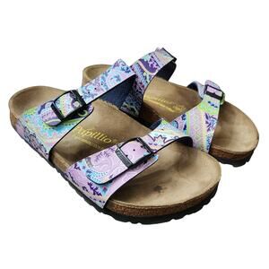Birkenstock Papillio Sydney Purple Paisley Size EU 39R US 8